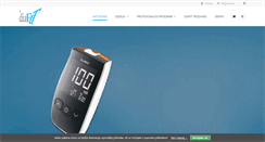 Desktop Screenshot of diafit.si